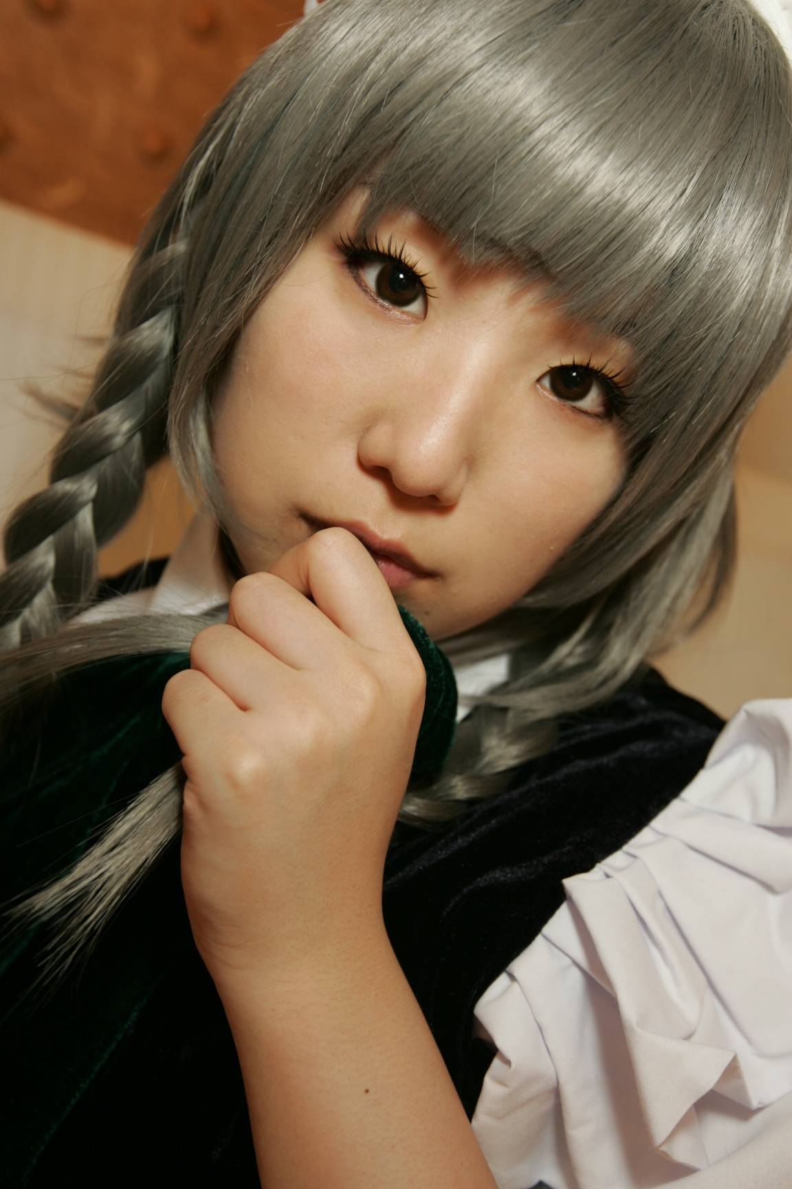 黑丝游戏美女　[Cosplay]Izayoi-Sakuya 日本超级诱惑美女图片写真